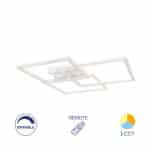 Plafonjera BRY-CRYSTAL-B-80W-3IN1-REMOTE-Bijela sa dimabilna sa daljinskim i cct 3u1 prekidačem za izbor boje svjetlosti