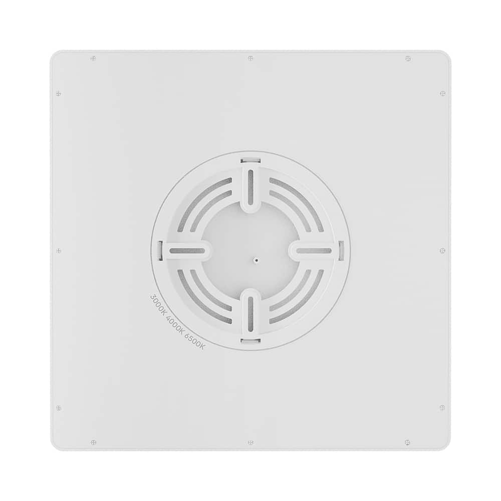 BP07-10380_4 Plafonjera BRY-JADE-SLR-WHT-SQR-26W-3IN1-Bijela okrenuta na drugu stranu za prikaz poleđine sa vidljivim nosačem za montažu