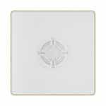 Plafonjera BRY-JADE-SLR-WDN-SQR-36W-3IN1-CEILING LIGHT prikaz poleđine plafonjere na kojoj se može vidjeti nosač uz pomoć kojeg se montira