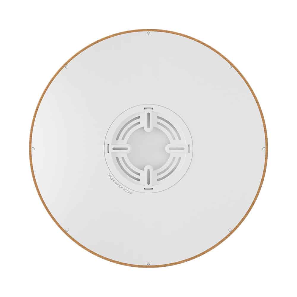 braytron-jade-slr-wdn-rnd-36w-3in1-ceiling-light-249760-47-B Plafonjera BRY-JADE-SLR-WDN-RND-36W-3IN1-Boja drveta okrenuta na drugu stranu koja prikazuje nosač plafonjere u bijeloj boji i rub u boji drveta
